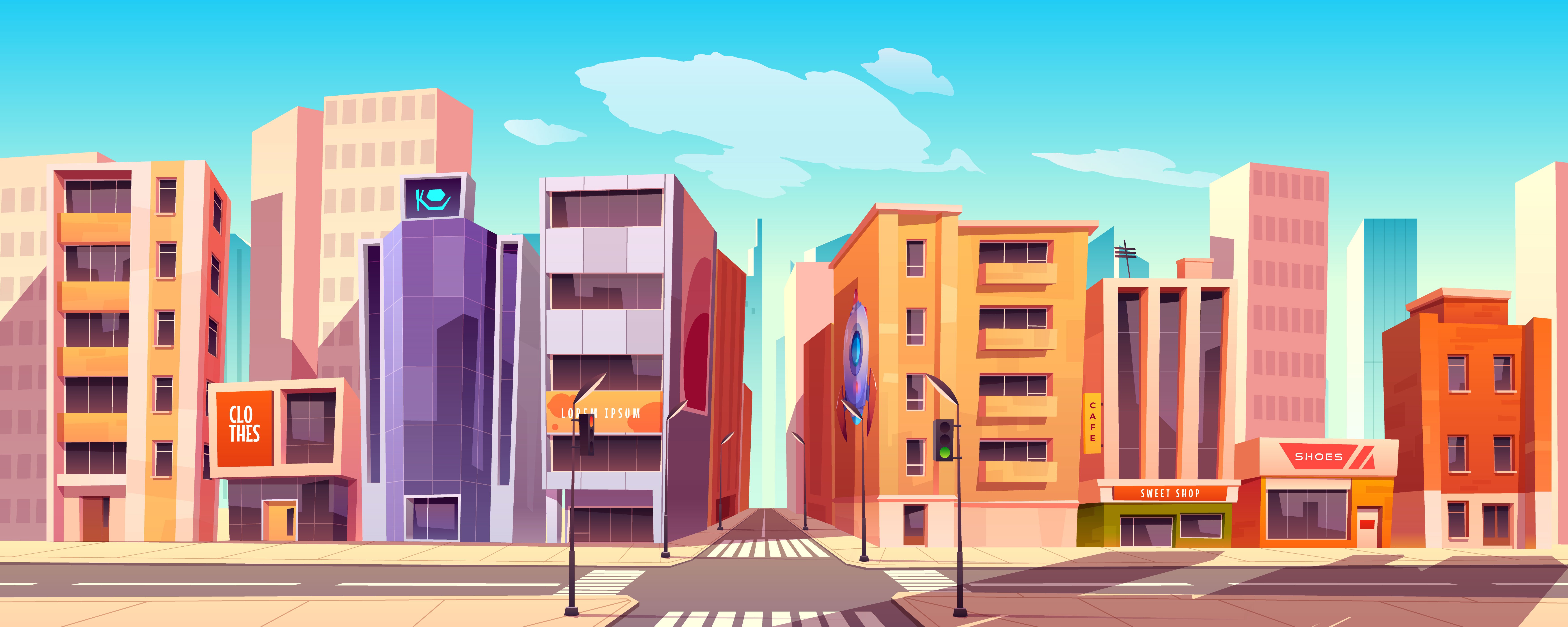 city landscape vector